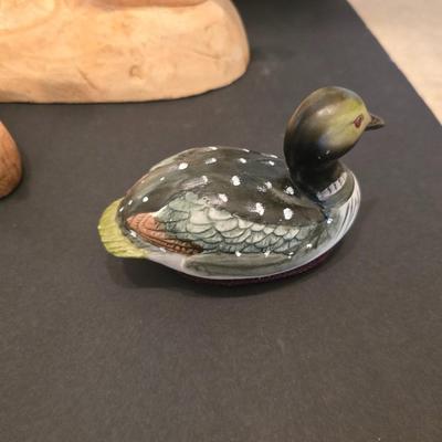 Duck Décor Collection – Framed Needlepoint & Carvings