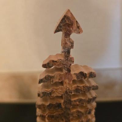 Hand-Carved from one log - Woodland Forest Scene This is talent!