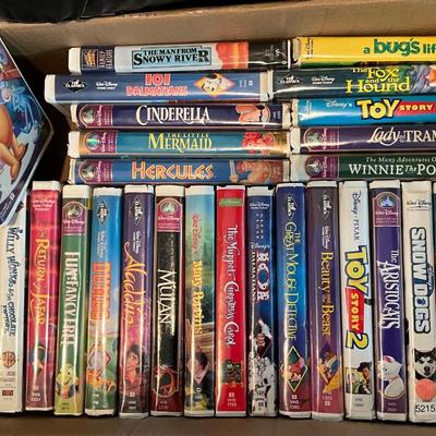 Disney Plus VHS tapes