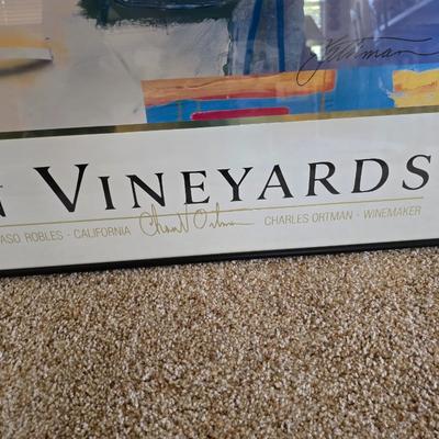 Meridian Vineyards Art Print & Wine Cork Trivet Pair