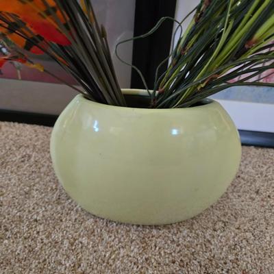 Pair of Framed Art Prints with Decorative Vase