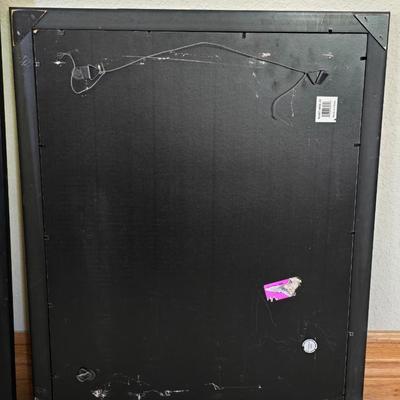 Pair of Framed Art Prints with Decorative Vase