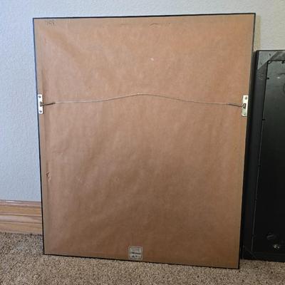 Pair of Framed Art Prints with Decorative Vase