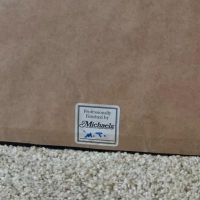 Pair of Framed Art Prints with Decorative Vase