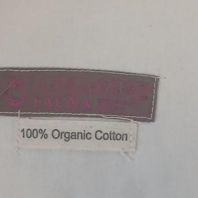 Dimensions Furniture Chair and Crate & Barrel Ottoman Set with Extra Fabric that matches the chair and a 100% organic cotton Panda...