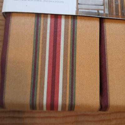 Decor Lot – Throw Rug, New Drapes & Floral Canvas Art