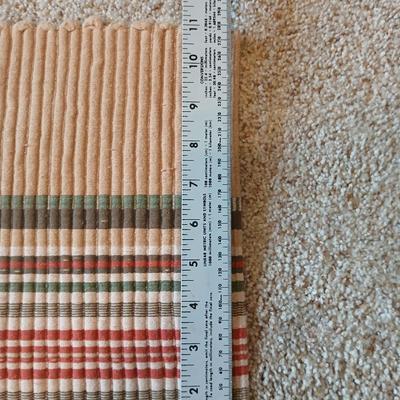 Decor Lot – Throw Rug, New Drapes & Floral Canvas Art