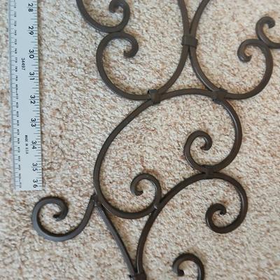 Wrought Iron Wall Decor & Plant Stand