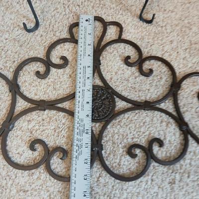 Wrought Iron Wall Decor & Plant Stand
