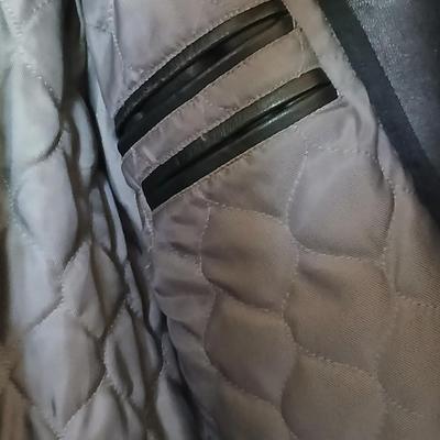 GUESS Black Leather Jacket – Men's Size L