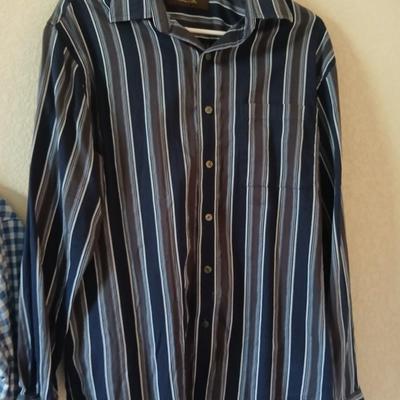 6 Men’s Dress Shirts – Stafford, Van Heusen, Tasso Elba & More