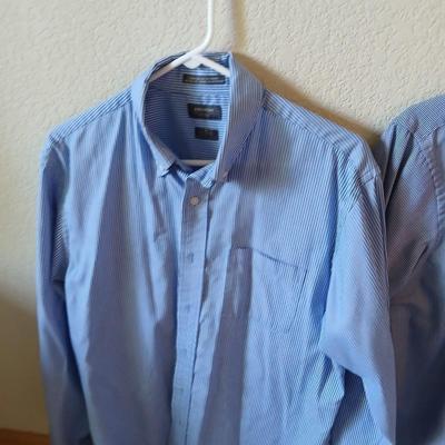 6 Men’s Dress Shirts – Stafford, Van Heusen, Tasso Elba & More
