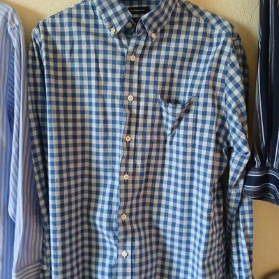 6 Men’s Dress Shirts – Stafford, Van Heusen, Tasso Elba & More