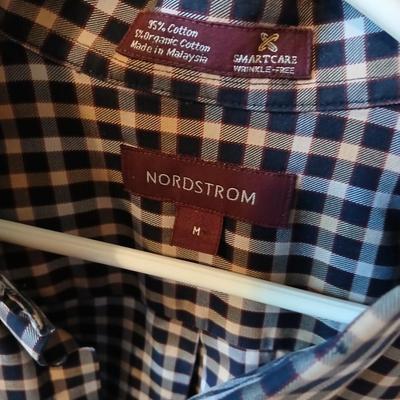 Lot of 6 Men’s Long Sleeve Plaid Shirts – Size M