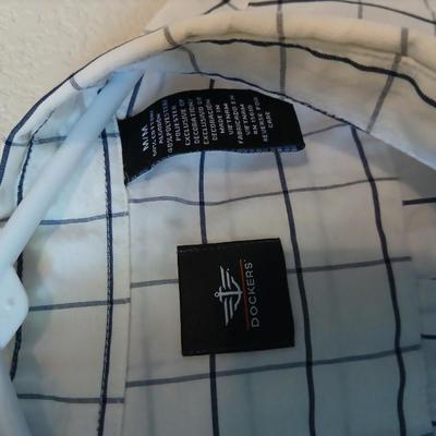 Lot of 6 Men’s Long Sleeve Plaid Shirts – Size M