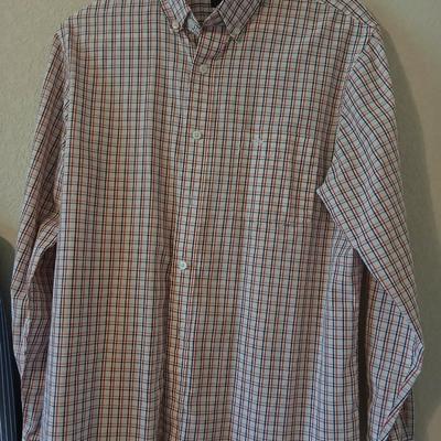Lot of 6 Men's Long Sleeve Button-Down Shirts – Size M (15.5, 32/33)