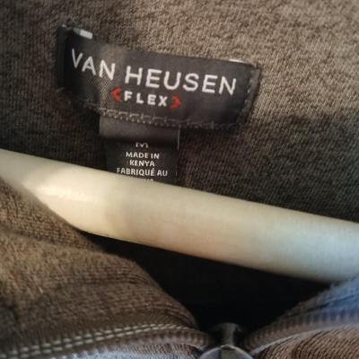 6 Men's 1/4-Zip Pullover Shirts – Size M