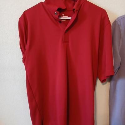 6 Men's Polo Shirts – Size Medium