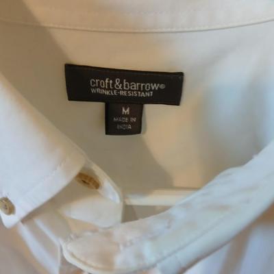 7 Men's Long Sleeve Button-Up Shirts – Size Medium