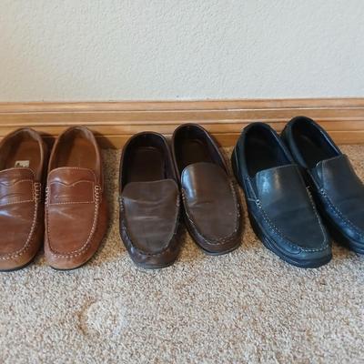 Men’s Leather Loafer Trio – Rockport, Dexter & More – Size 9M