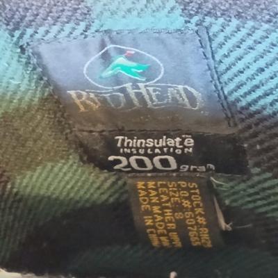 Men’s Winter Outerwear Lot – Goodfellow Fleece Jacket (M), RedHead Thinsulate Boots (Sz 8), and Casual Boots (Sz 9M)