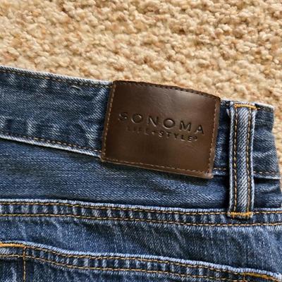 Men’s Jeans Lot – 4 Pairs + New Jockey V Neck T's (Size 36x32)