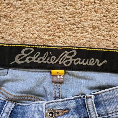 Men’s Jeans Lot – 4 Pairs + New Jockey V Neck T's (Size 36x32)