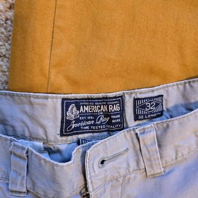 Men’s Pants Lot – Size 32x30 to 33x30 – APT. 9, American Rag, Goodfellow & Co.