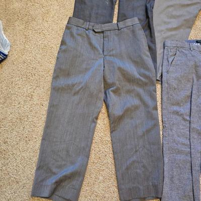 Men’s Dress Pants Lot – Size 32 Waist – Stafford, Banana Republic, Van Heusen