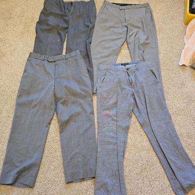 Men’s Dress Pants Lot – Size 32 Waist – Stafford, Banana Republic, Van Heusen