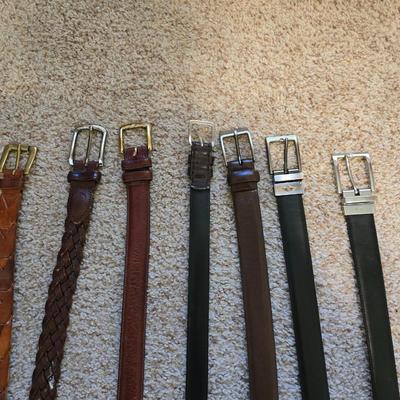 Men’s Leather Belts – Size 34–38