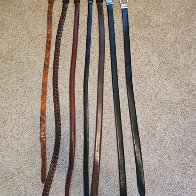 Men’s Leather Belts – Size 34–38