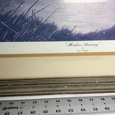 Honker arriving by Les C Kouba signed w/# 399/2000