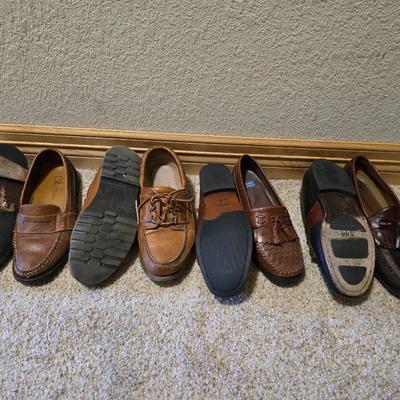 Men’s Leather Loafers – Size 9M – Mixed Brands