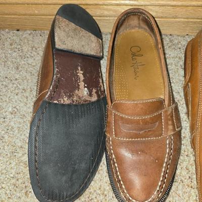Men’s Leather Loafers – Size 9M – Mixed Brands