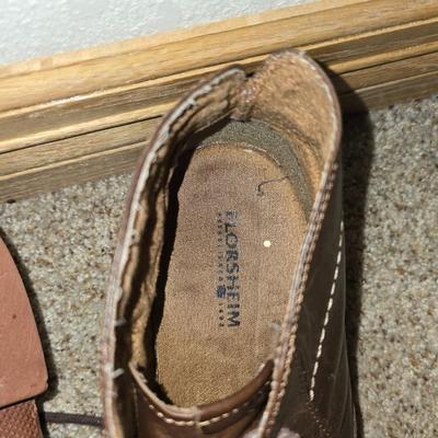 3 Pairs Men's Leather Shoes – Size 9M