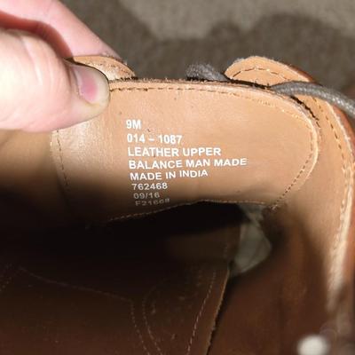 3 Pairs Men's Leather Shoes – Size 9M