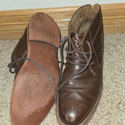 3 Pairs Men's Leather Shoes – Size 9M