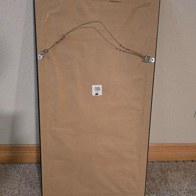 Framed Abstract Art Print Signed "ONA" Fourmi Rouge II