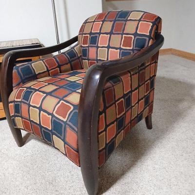 Bold Armchair with Ottoman