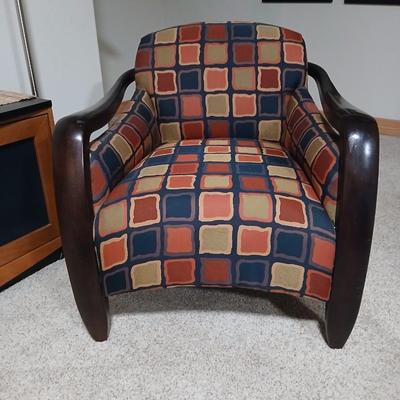 Bold Armchair with Ottoman