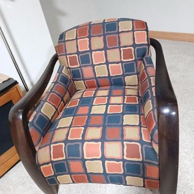 Bold Armchair with Ottoman