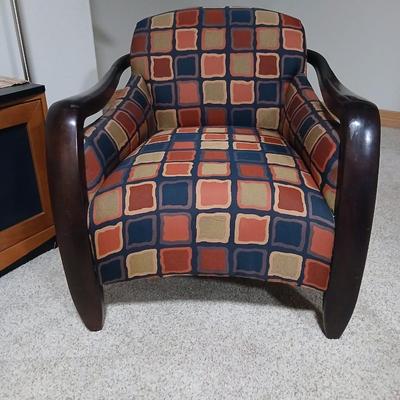 Bold Armchair with Ottoman