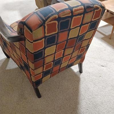 Bold Armchair with Ottoman