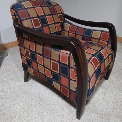 Bold Armchair with Ottoman