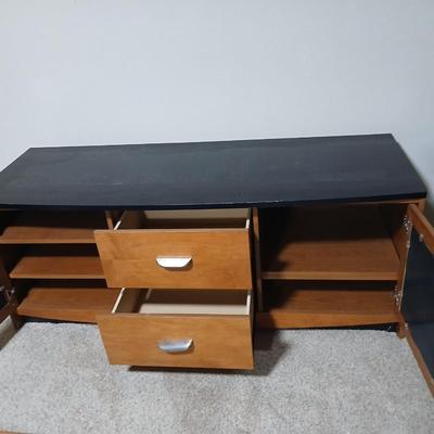 Two-Tone Modern Media Console