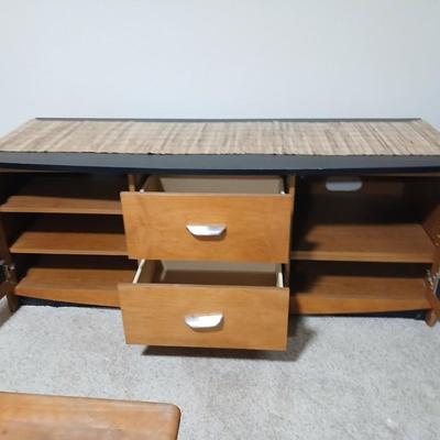 Two-Tone Modern Media Console