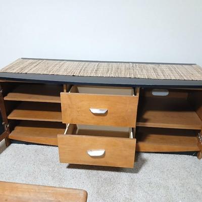 Two-Tone Modern Media Console