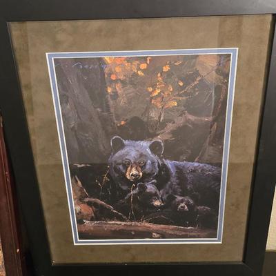 Wildlife Art Prints: Moose & Bear