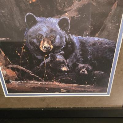 Wildlife Art Prints: Moose & Bear